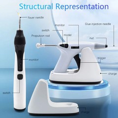 Dental Endo Obturation Heated Pen System/Gutta Percha Cutter/Hand Plugger/Tips