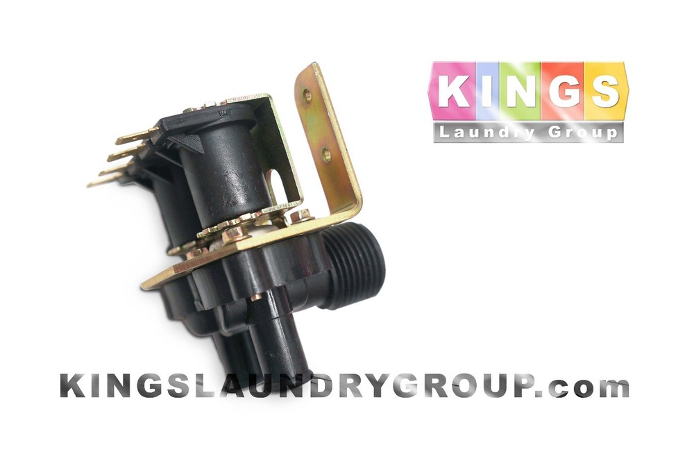 BLACK 2-WAY Inlet Valve , 110V for DEXTER Washer – 9379-183-003, 9379-184-001