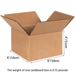 Secure Seal 6x6x4 Corrugated Boxes – Pack of 10/30/50 | Shipping Mailing Moving