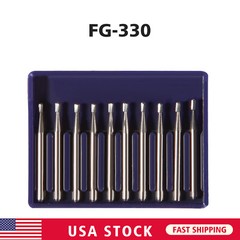 10-100*USA Dental Tungsten Carbide Steel Burs Drills for High Speed Handpiece de
