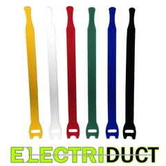 Hook & Loop Reuseable Cable Ties – 4″ , 6″, 8″, 12″, 18″, 24″ – Electriduct