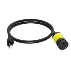 30 Amp to 110 Volt RV Charging Adapter Cord 24 Inch 2FT, NEMA 5-15P to TT-30R