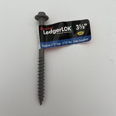 NEW!! 150 Pack LedgerLOK Structural Ledger 3-5/8 inch Wood Screws – FML358-INDY