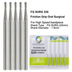 Wave Dental Surgical Burs Round Carbide Surgical Length Bur 25mm FGOS High Speed