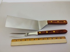 Dexter USA 8X3 S8698SQ Square End Spatula Turner & Hibachi 13.5″ Fork Factory2nd