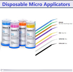 400 Microbrush Micro Brush Applicator Tips Regular, Fine, Super Fine Dental USA