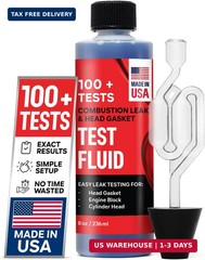 Combustion Leak + Head Gasket Test Kit – Over 100 Tests – Includes 8oz Leak-Dete