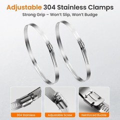 QILIPSU QL-2948PMK Utility Telephone Pole Mounting Kits Bracket Clamps