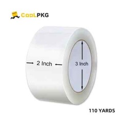 12 Rolls 2″ x 110 yds 330’ft Clear Shipping Packing Moving Sealing Tape 1.8Mil