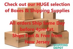 24 Rolls of Shipping Depot Carton Box Sealing Clear Packing Tape 3″ x 110 Yds