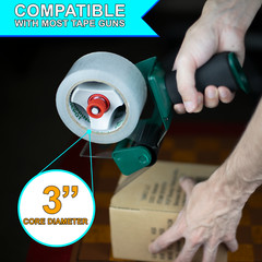 24 Rolls of Shipping Depot Carton Box Sealing Clear Packing Tape 3″ x 110 Yds