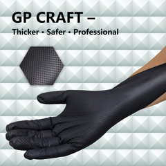 Full Pallet 8Mil Black Nitrile Exam Gloves Diamond Grip Latex Free 56 Cases