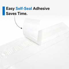 Clear Resealable OPP Cello Bags 1.5 Mil Poly w/ Suffocation Warning – Multi Size