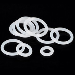 Food Grade O-Ring 5.0 mm Cross Section Clear Silicone Rubber O Rings O.D 17~150m