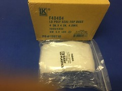 Elkay Plastic HD Clear 4 Mil Zip Zipper Seal Lock Top Reclosable Poly Bags 4Mil