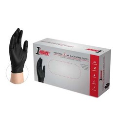 1st Choice 5 mil Industrial Black Nitrile Gloves, Latex & Powder-Free