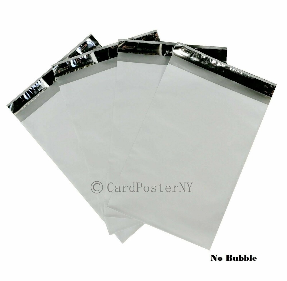 200 12X15.5 White Poly Mailer Self Sealing Shipping Envelopes Bags 12”X15.5” #5