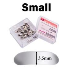 50Pcs Dental Matrices Bands Sectional Contoured Metal Matrix bands soft S/M/L US
