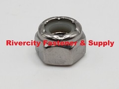 1/4-20 Stainless Steel Nylon Insert Stop Nuts 1/4×20 Nuts 1/4 x 20 Lock Nut