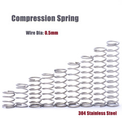 Φ0.5mm Compression Spring Pressure Springs 304 Stainless Steel Wire Dia:0.5mm