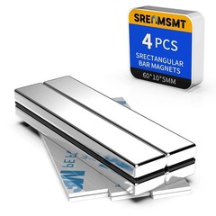 4-12 Neodymium Bar Magnets Rare Earth Rectangle Heavy Duty Powerful 60X10X3Mm