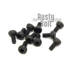 M2 x 4mm, Socket Head Cap Screws, 12.9 Steel, Black Oxide