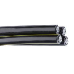 Dyke 2-2-2-4 Aluminum URD Underground Direct Burial Cable 600V