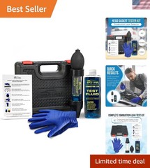 Combustion Leak Detector Kit – 100+ Tests Automotive Engine Block and Head Ga…
