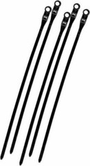 6″ 8″ 12″ INCH BLACK ZIP TIES W/ MOUNTING SCREW NAIL HOLE NYLON CABLE BULK LOT