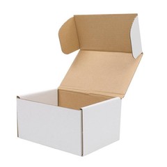WHITE CORRUGATED MAILERS 6x4x3 50 100 200 Shipping Packing Boxes Mailers