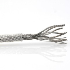 304 Stainless Steel Wire Rope Cable Rigging Φ0.5mm-12mm PVC Coated Clear / Black