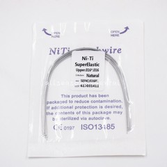 10Pcs Dental Ortho NITI Super Elastic Rectangular Arch Wires Natural 16*16 Upper