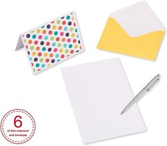 American Greetings 30-Count 5.25 in. x 4 in., blue, orange, yellow, fuschia