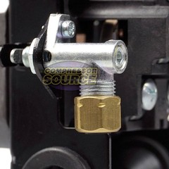 Lefoo 95-125 PSI Air Compressor Pressure Switch 1/4″ Female NPT 4 Port LF10-L4H