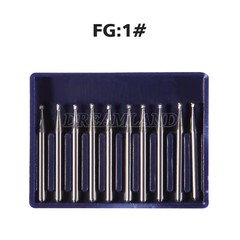 Dental Carbide Bur Friction Grip FG Round 557 330 For High Speed Handpiece