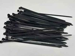 200PCS Heavy Duty Black Cable Ties – 8 Inch Zip Ties for Indoor and Outdoor Use