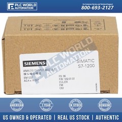 Siemens 6ES7232-4HD32-0XB0 S7-1200 SM1232 Analog Output Module, New Sealed