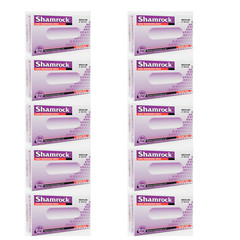 Shamrock Powder Free Textured Latex Gloves-Size Medium Case pack of 1000 Gloves