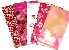 50 6×9 Pink Aloha Red Candy Cane Rose Make Up Unicorn Designer Poly Mailers