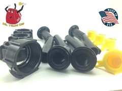 4 – Blitz Gas Can Nozzle Spouts Rings Caps Replacement Vintage 900094 900092 NEW