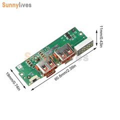 PD/QC 22.5W Fast Charging Module DIY Mobile Power Bank Circuit Board LED Display