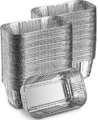 Disposable Aluminum Foil 1 Lb Loaf Pan 6 x 3.5 x 2″ 100% Recyclable
