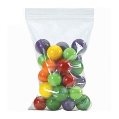 Clear Reclosable Seal Bag Plastic Poly Zipper Bags Zipper W/Hang Hole 4Mil THICK