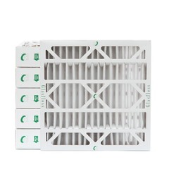 20x20x4 MERV 10 AC Air Filters. 6 PACK. Actual Size: 19-1/2 x 19-1/2 x 3-3/4