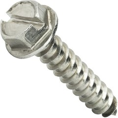 #8 Hex Head Sheet Metal Screws Self Tapping Stainless Steel 18-8 All Lengths