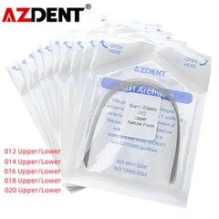 AZDENT Dental Orthodontic Super Elastic Niti Arch Wire Round Natural Nature Form
