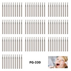 Dental Carbide Burs Tungsten Steel Bur FG # 330 Pear for High Speed Handpiece OR