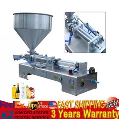 100-1000ml Paste Liquid Piston Filler Heating Filling Machine Single Nozzle 110V