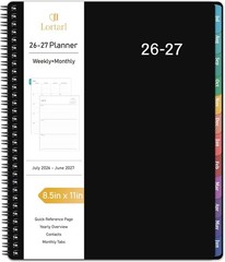 Weekly and Monthly Planner 2026-2027, July 2026-June 2027, 8.5» x 11» | Academ