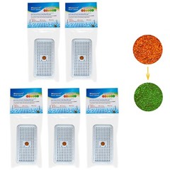 40Gram Silica Gel Canister Reusable Indicating Desiccant Dehumidifier 5 Pack